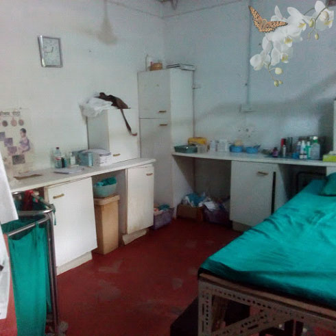 Ein Behandlungsraum in der Clinic Nepal