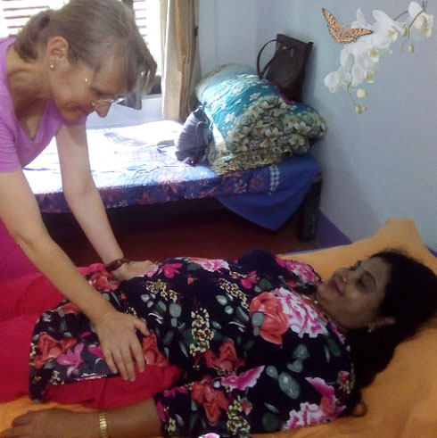 Behandlung mit Schädelakupunktur